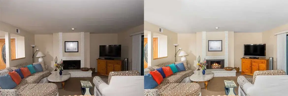 Exterior Brightening Before and After