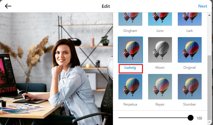 Ludwig Instagram filter